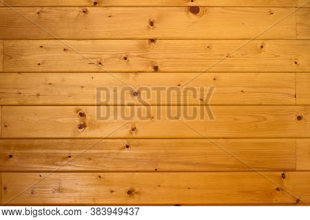 Natural Wood Board For Background With Texture And Knots. Decoration Materials.