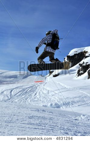 Snowboardzista, skoki