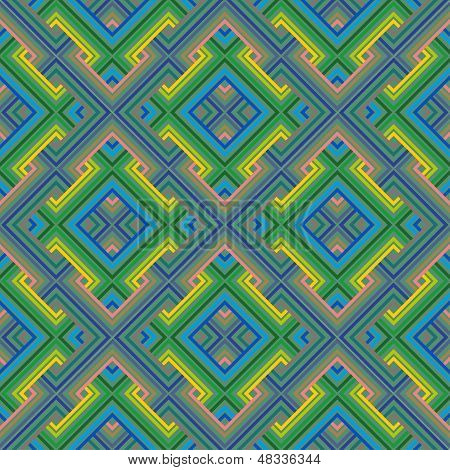 Abstract Ethnic Seamless Geometric
