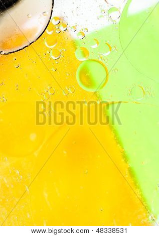 Oil Bubbles Abtract
