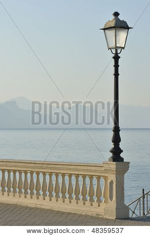 Calabrian mountains and Matarea coastline, Italy