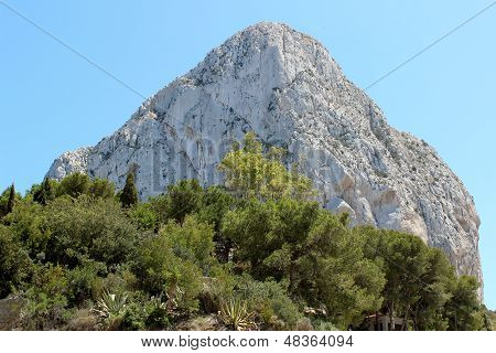 Natural Park af Penon De Ifach beliggende i Calp i Spanien.