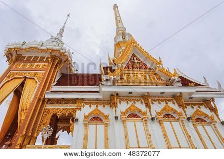 Detail der Thai Krematorium In Bangkok
