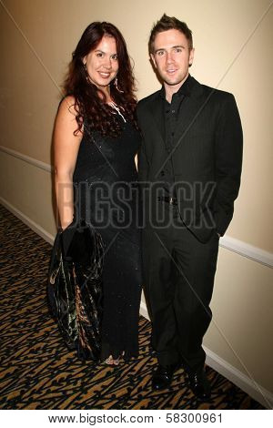 Fileena Bahris and Andreas Wigand at Designs by Fileena Golden Globe Awards Gifting Suite. Beverly Hilton Hotel, Beverly Hills, CA. 01-13-07