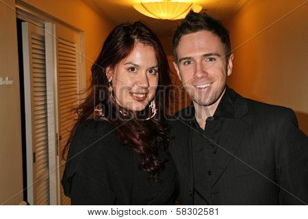 Fileena Bahris and Andreas Wigand at Designs by Fileena Golden Globe Awards Gifting Suite. Beverly Hilton Hotel, Beverly Hills, CA. 01-13-07