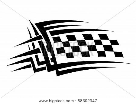 Tribal sports tattoo