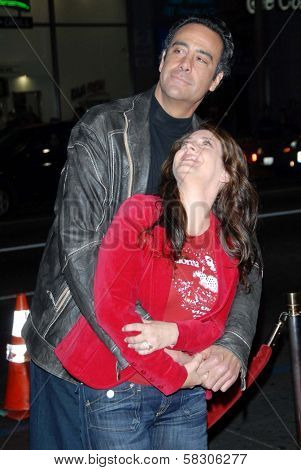 Brad Garrett and Joely Fisher at the Los Angeles premiere of 