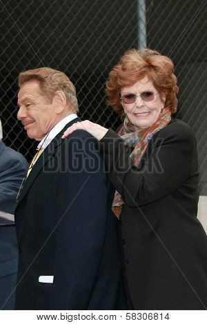 Jerry Stiller and Anne Meara at the ceremony honoring Jerry Stiller and Anne Meara with a star on the Hollywood Walk of Fame. Hollywood Boulevard, Hollywood, CA. 02-09-07