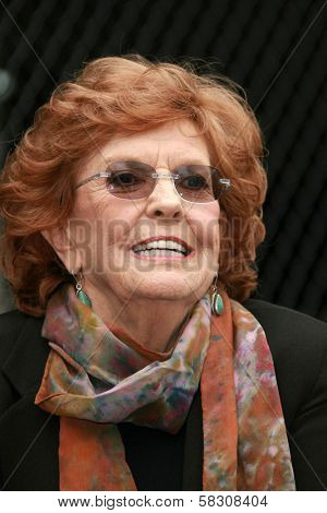 Anne Meara at the ceremony honoring Jerry Stiller and Anne Meara with a star on the Hollywood Walk of Fame. Hollywood Boulevard, Hollywood, CA. 02-09-07