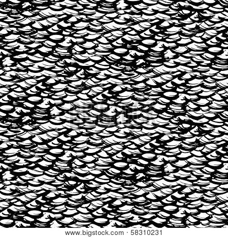 Small ditsy pattern with short hand drawn strokes
