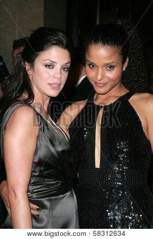 Vanessa Ferlito and Sydney Tamiia Poitier at the 2007 ACE Eddie Awards. Beverly Hilton Hotel, Beverly Hills, CA. 02-18-07