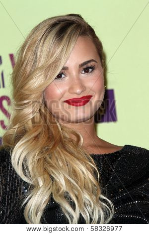 Demi Lovato at the 2012 Video Music Awards Press Room, Staples Center, Los Angeles, CA 09-06-12