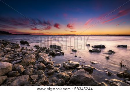 Benbrook Lake Sunset