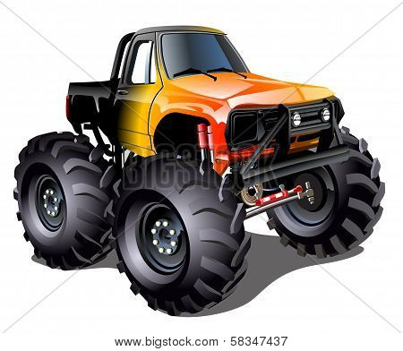 Cartoon Monster Truck