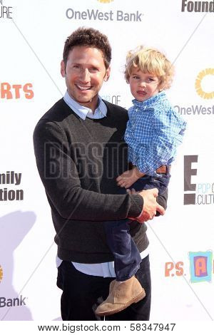 Mark Feuerstein at P.S. ARTS 2012 Express Yourself, Barker Hangar, Santa Monica, CA 11-11-12
