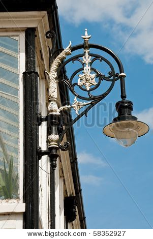 Street Lamp on an Old