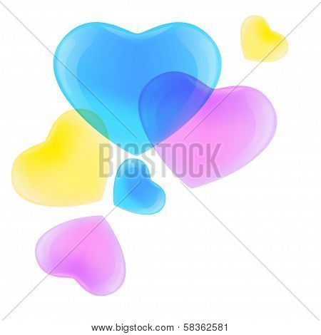 Colorful Hearts