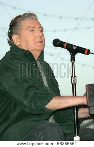 Jerry Lee Lewis at the Jerry Lee Lewis in-store appearance and performance. Virgin Megastore, Hollywood, CA. 10-12-06