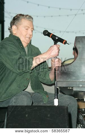 Jerry Lee Lewis at the Jerry Lee Lewis in-store appearance and performance. Virgin Megastore, Hollywood, CA. 10-12-06