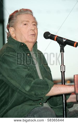 Jerry Lee Lewis at the Jerry Lee Lewis in-store appearance and performance. Virgin Megastore, Hollywood, CA. 10-12-06