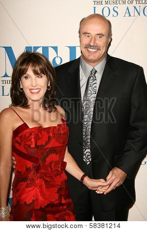 Robin McGraw and Dr. Phil McGraw at The Museum of Television & Radio's Annual Los Angeles Gala. Regent Beverly Wilshire Hotel, Beverly Hills, CA. 10-30-06
