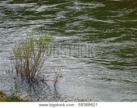 Wide Mountain River Cuts A Valley - Clark Fork River Montana Usa