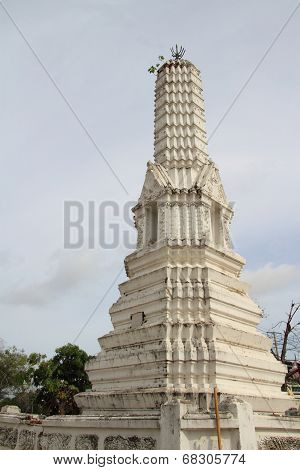white stupa