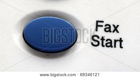 Start Fax Blue Button