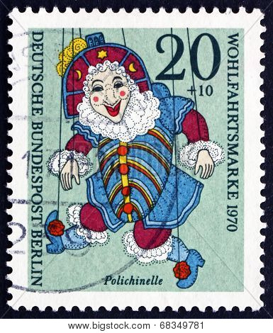 Postage Stamp Germany 1970 Polichinelle, Puppet
