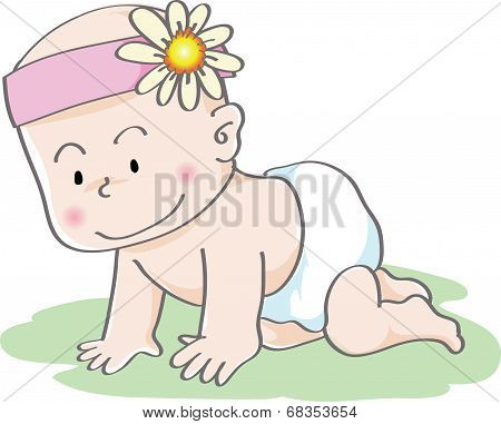 A happy baby