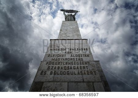 The Liberty Statue In Budapest