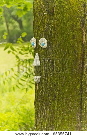 Treetrunk Face