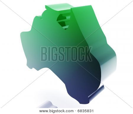 호주 지도 그림