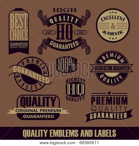 Label Vintage vector