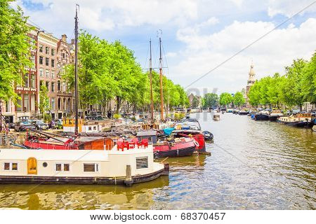 Canal In Amsterdam