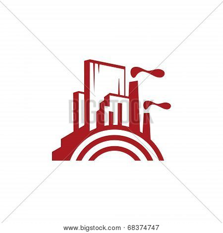 Wood Factory Abstract Sign
