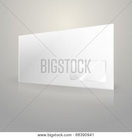 Illustration of white envelope