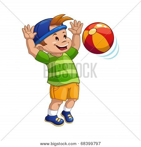 Boy with ball