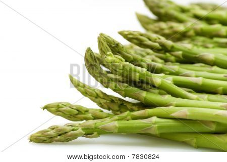 Asperges op wit