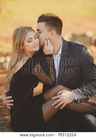Portrait of a young couple.