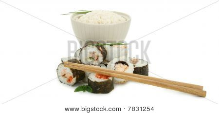 ซูชิและข้าว