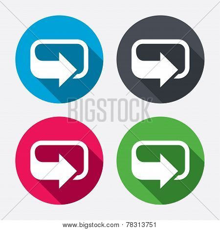 Rotation icon. Repeat symbol. Refresh sign.