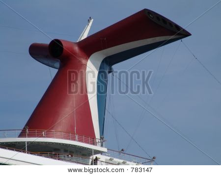 Cruise skib exaust