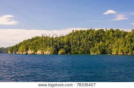 Coastline In The Togian Archipelago