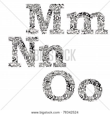 Letters Of Different Fonts