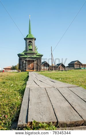 Efsima's and Savvatiya Solovetskikh chapel. Russia