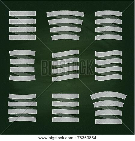 Hand drawn ribbon banners v.4