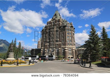 Banff Springs Hotel in the Canadian Rockies