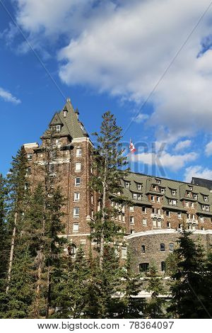 Banff Springs Hotel in the Canadian Rockies
