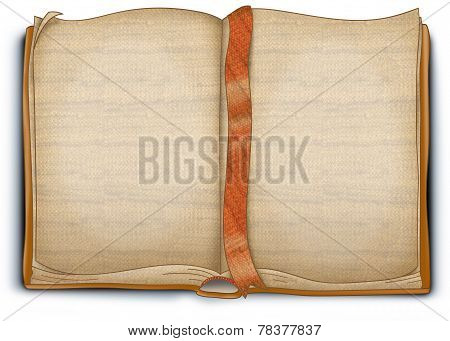 Empty fabric book